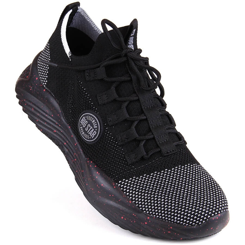 Black sports shoes Big Star LL274684 1