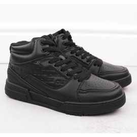 Big Star OO274A534 black high-top sports shoes 2