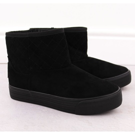 Women's snow boots mukluki saszki black Big Star OO274A522 2