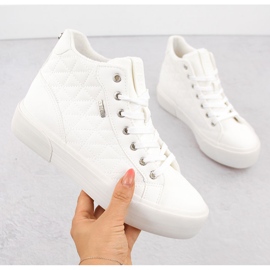 Quilted warm sneakers white Big Star OO274A479 1