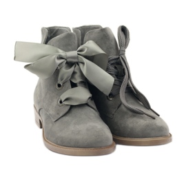 Gray Sergio Leone 300 women's boots grey 4