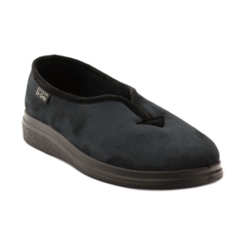 Befado women's shoes moccasins Dr.Orto slippers black 1