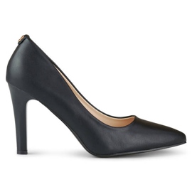 Women's pointed-toe high-heeled pumps, black GD-FL360B 2