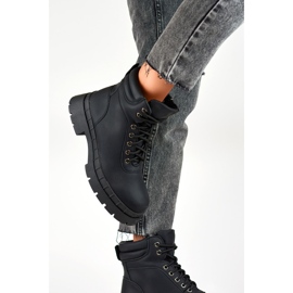 Women's boots, slightly insulated, black 8538A-B 1
