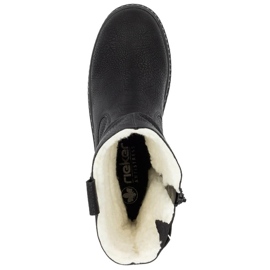 Women's insulated boots on the black platform Rieker 74283-00 1
