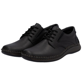 COMFORT Men's Leather Shoes Rieker 05211-00 Black 1