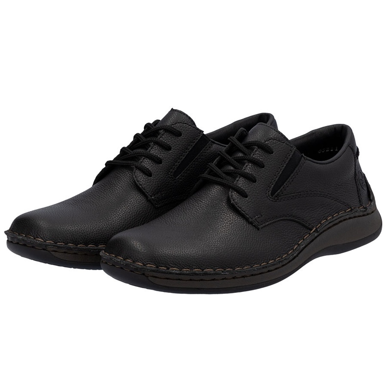 COMFORT Men's Leather Shoes Rieker 05211-00 Black 1