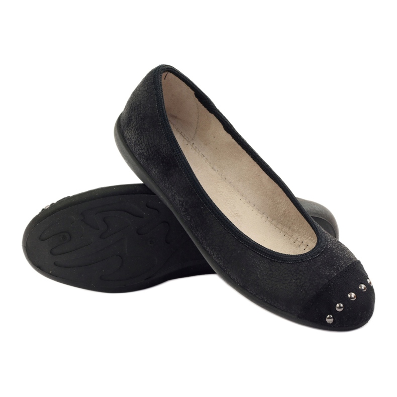 Befado women's shoes ballerinas slippers 309q015 black 3