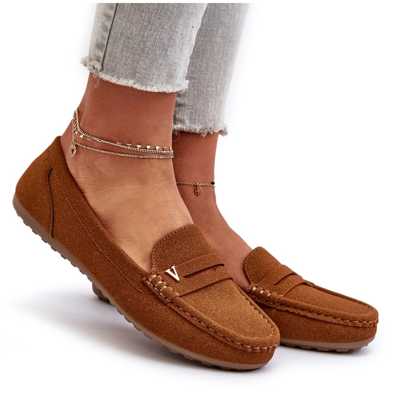 Classic Camel Women's Moccasins brown 6