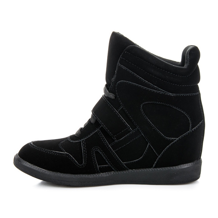 Black Velcro sneakers 1
