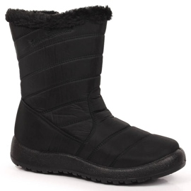 Women's waterproof snow boots high insulated black NEWS 1