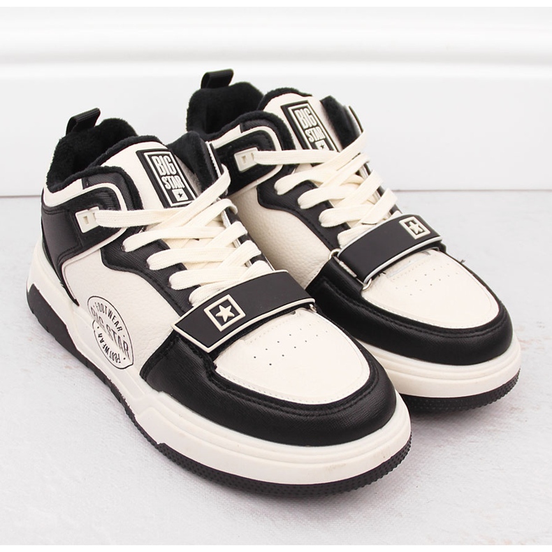 Men's high insulated sports shoes Big Star OO174557 white 2