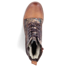 Women's ankle boots insulated waterproof Rieker 94611-90 brown 2