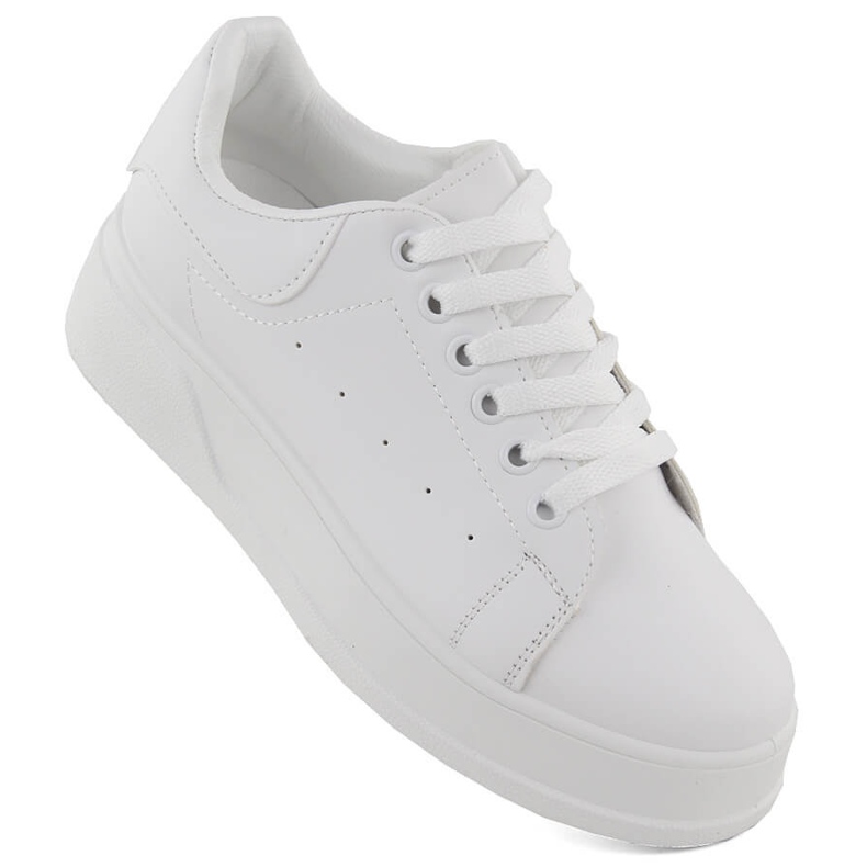Women's sports shoes on the platform white Sabatina 0974 1