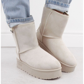 Waterproof women's snow boots mukluk beige Big Star OO274897 1 Waterproof women's snow boots mukluk beige Big Star OO274897 1