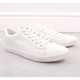 Men's sneakers made of ecological leather, white Big Star NN174250 1