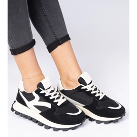 Black women's sports sneakers 2 Black women's sports sneakers 2