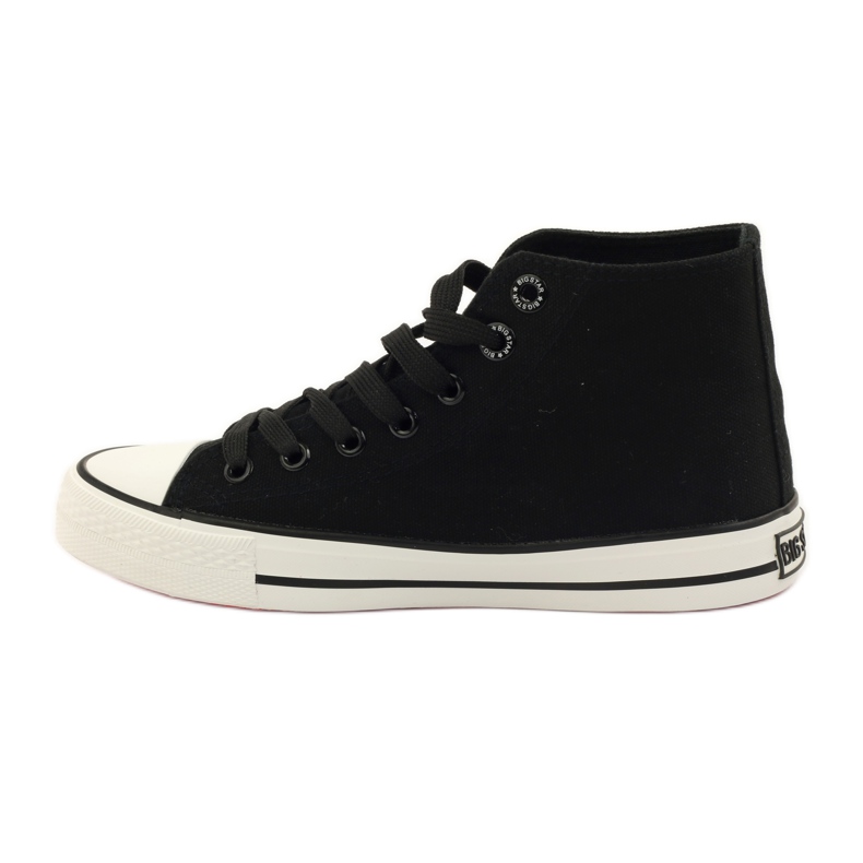Big star 274014 tied sneakers white black red 2 Big star 274014 tied sneakers white black red 2