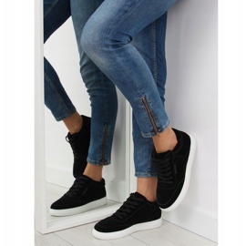 Black suede women's sneakers NB171P Black 2 Black suede women's sneakers NB171P Black 2