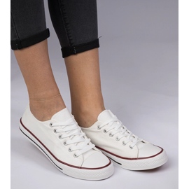 White classic women's sneakers 1