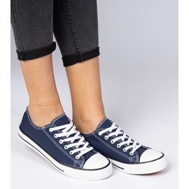 Navy classic women's sneakers blue 1 Navy classic women's sneakers blue 1