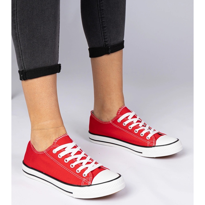 Red classic women's sneakers 1 Red classic women's sneakers 1