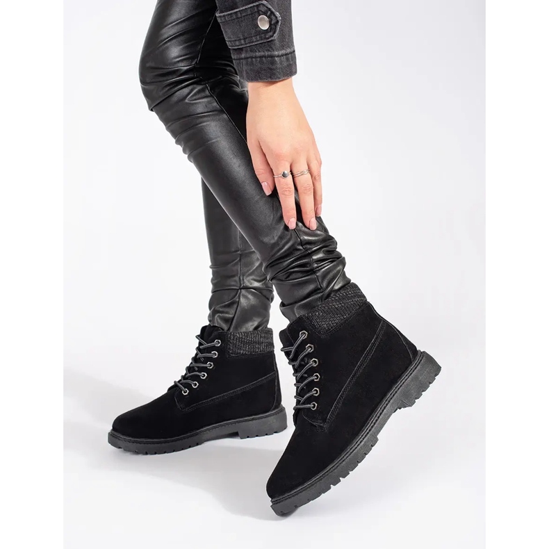 Original Walkman Shoes Black leather boots 1