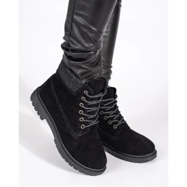 Original Walkman Shoes Black leather boots 2