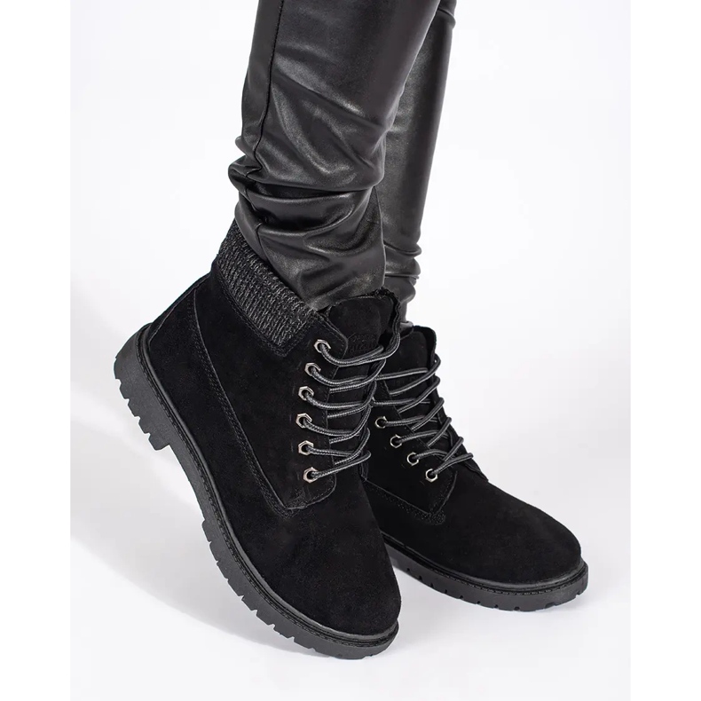 Original Walkman Shoes Black leather boots 2