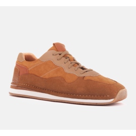 Marco Shoes Men's sneakers Torino brown 1