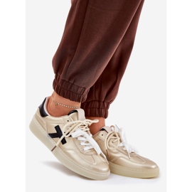 Low women's sports shoes golden 1