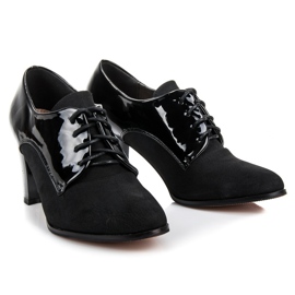 Vinceza lacquered shoes black 1