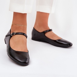 Patent Leather Ballerinas With Strap Black 2 Patent Leather Ballerinas With Strap Black 2