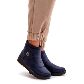 News Women's Snow Boots Insulated Navy Blue 1