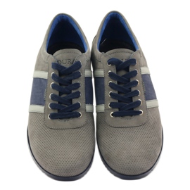 Gray sports shoes Badura 3360 grey navy blue 5 Gray sports shoes Badura 3360 grey navy blue 5