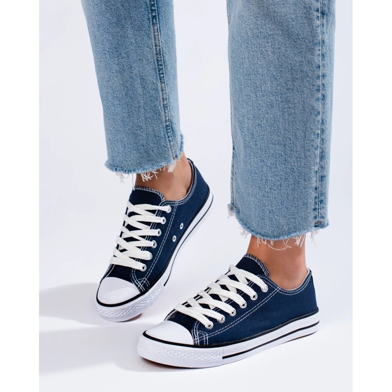 Navy sneakers blue 1