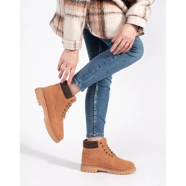 Original Walkman Shoes Camel Leather Trappers brown 1 Original Walkman Shoes Camel Leather Trappers brown 1