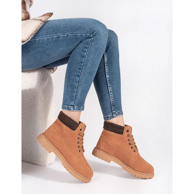 Original Walkman Shoes Camel Leather Trappers brown 2 Original Walkman Shoes Camel Leather Trappers brown 2