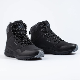 Men's high trekking shoes Dk, insulated black 1