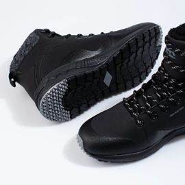 Men's high trekking shoes Dk, insulated black 2