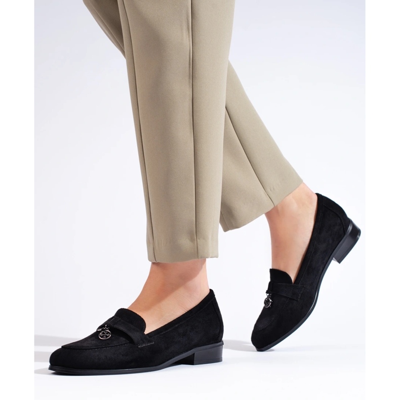 W. Potocki Women's Lords Potocki black suede 2