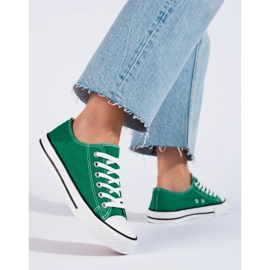 Classic green women's sneakers 1 Classic green women's sneakers 1