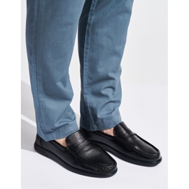 Black slip-on loafers for men 2 Black slip-on loafers for men 2