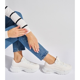 White women's sneakers 1