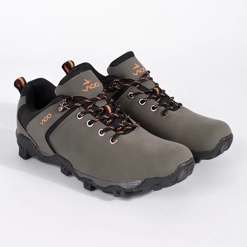 Vico Gray men's ankle trekking shoes grey 1