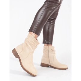Beige cowboy boots for women 2