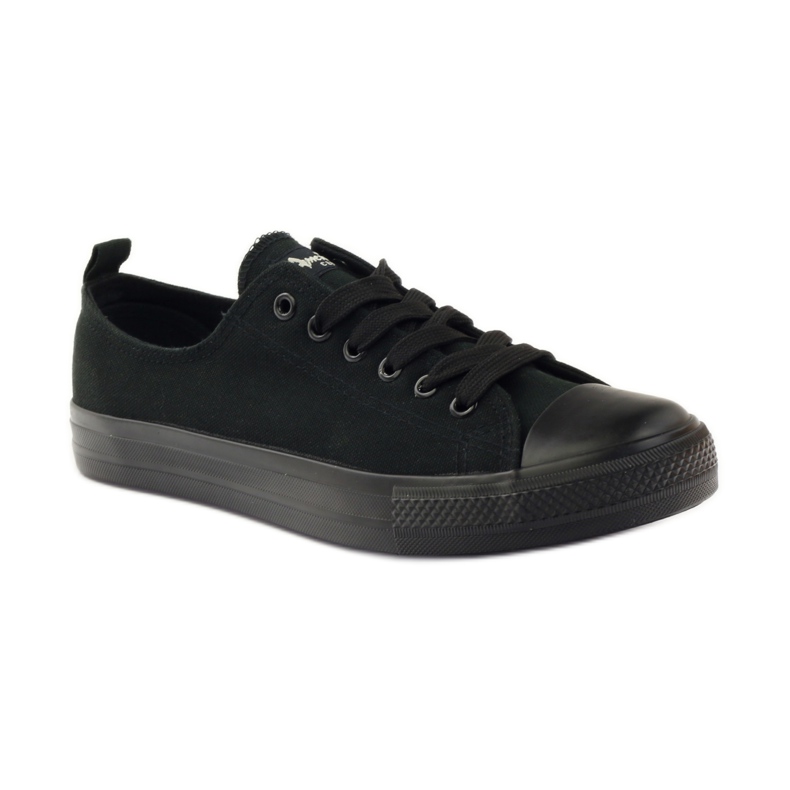 Women's shoes sneakers tied black American Club LH07 / 19 1 Women's shoes sneakers tied black American Club LH07 / 19 1