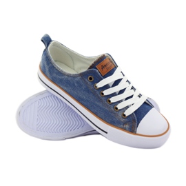 American Club DK jeans American sneakers white brown blue 3 American Club DK jeans American sneakers white brown blue 3