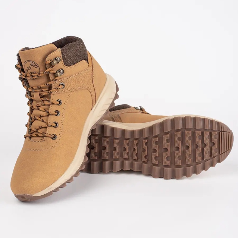 Vico Brown, insulated winter men's boots beige 2 Vico Brown, insulated winter men's boots beige 2