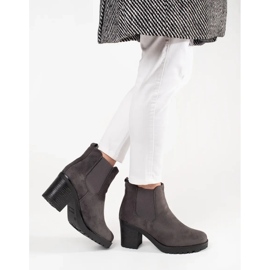 Seastar Gray suede Chelsea boots on the post grey 2